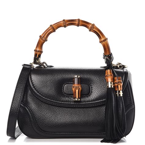 gucci bamboo medium top handle bag